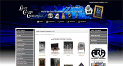 Desktop Screenshot of lasercustomcreations.com
